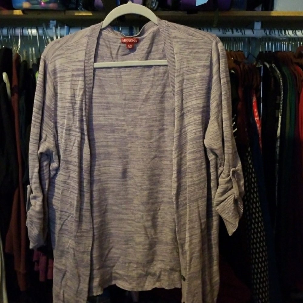 Purple Merona cardigan